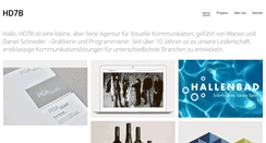 Desktop Screenshot of hd7b.de